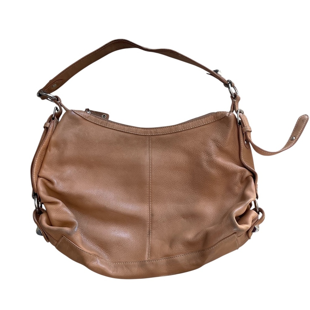 Vintage Brown Tignanello Leather Hobo Bag